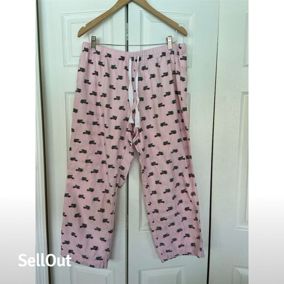 J.Crew Other - J.Crew Women's Pink Christmas Truck Graphic Pajama Pants Size L